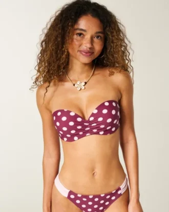Push-up balconette bikini-top
