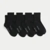 Quarter Crew Socks 4-pak