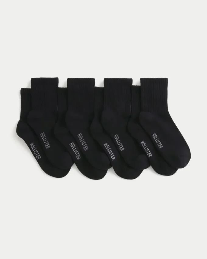 Quarter Crew Socks 4-pak