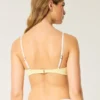 Ribbet bikini-top med bøjle Ribbet bikini-top med bøjle