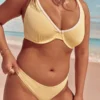 Ribbet bikinitrusser