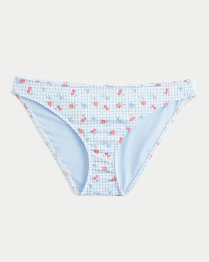 Ribbet bikinitrusser