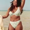 Ribbet Cheekiest bikiniunderdel med høj benlængde