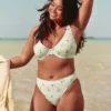 Ribbet Cheekiest bikiniunderdel med høj benlængde