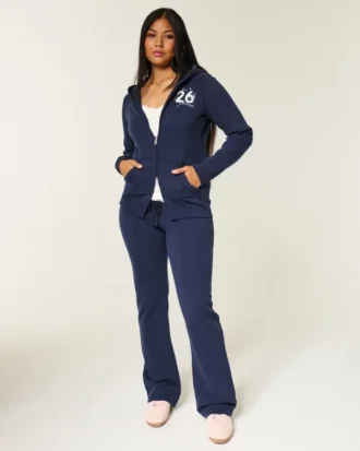 Senior ’26 grafisk bootcut sweatpants