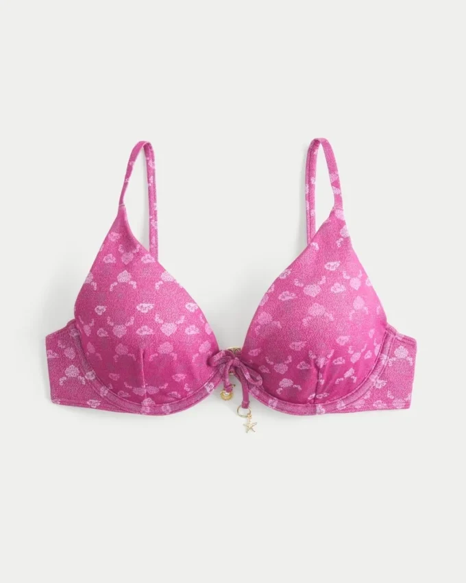Shimmer bikini-top med bøjle