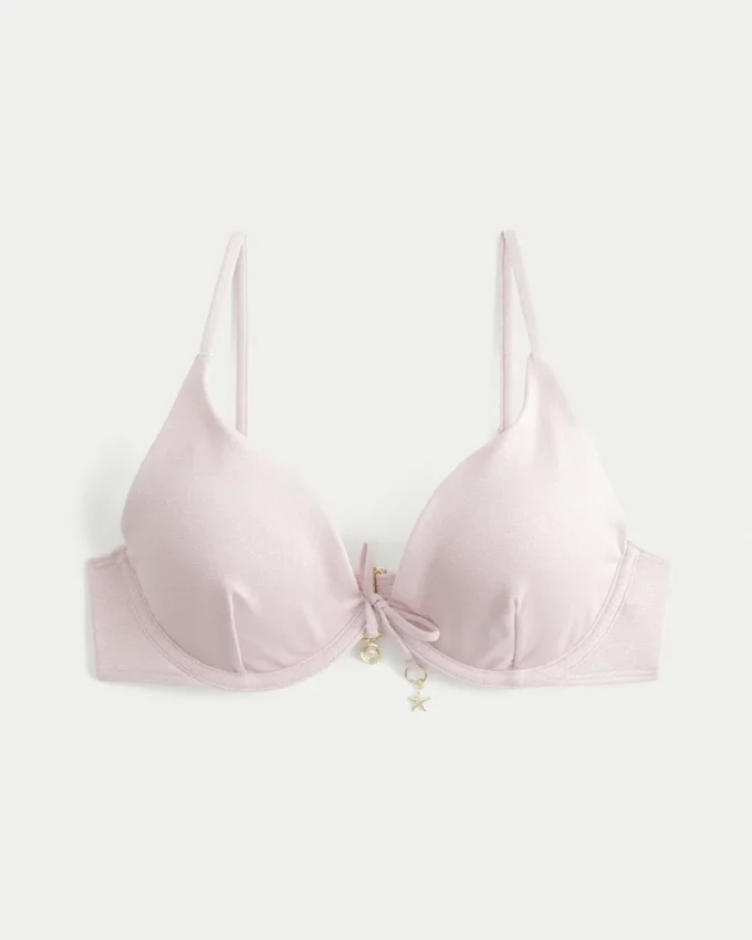 Shimmer bikini-top med bøjle