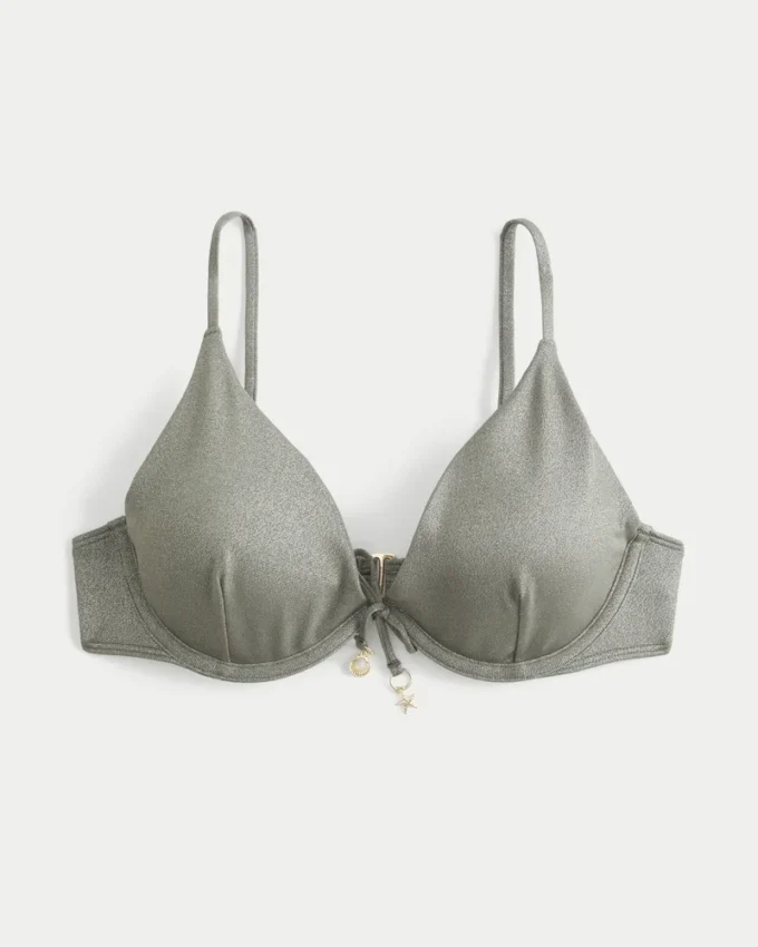 Shimmer bikini-top med bøjle