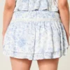 Smocked Tiered Mini Skort Smocked Tiered Mini Skort