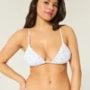 Smocked Triangle Bikini Top Smocked Triangle Bikini Top