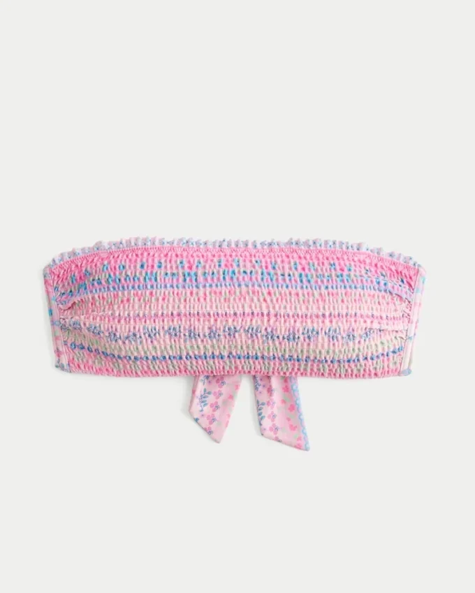 Smocket bandeau-bikinitop Smocket bandeau-bikinitop