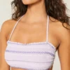 Smocket bandeau-bikinitop Smocket bandeau-bikinitop