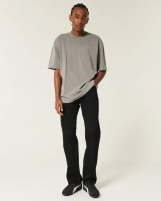 Sorte, ikke-falmede, lige jeans