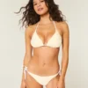 Spring Break grafisk halterneck-triangelbikinitop