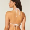 Spring Break grafisk halterneck-triangelbikinitop