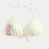 Spring Break grafisk halterneck-triangelbikinitop