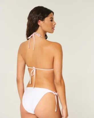 Spring Break Halter Triangle Bikini Top