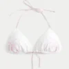 Spring Break Halter Triangle Bikini Top