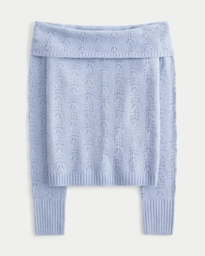 Stitchy Off-the-Shoulder Sweater Stitchy Off-the-Shoulder Sweater