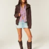 Stretch-poplin-skjorte i smoking-stil Stretch-poplin-skjorte i smoking-stil