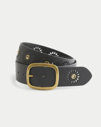 Sunburst Grommet vegansk læderbælte Sunburst Grommet vegansk læderbælte