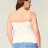 Sweater-tanktop med knapper