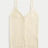 Sweater-tanktop med knapper