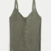 Sweater-tanktop med knapper