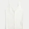 Sweater-tanktop med knapper