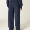 Sweatpants med bred benvidde og hjerteformet lomme Sweatpants med bred benvidde og hjerteformet lomme