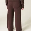 Sweatpants med bred benvidde og hjerteformet lomme Sweatpants med bred benvidde og hjerteformet lomme