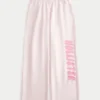 Sweatpants med bred benvidde og logo Sweatpants med bred benvidde og logo