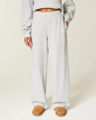 Sweatpants med brede ben