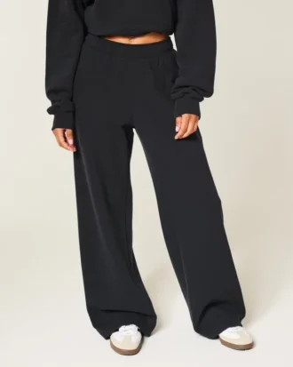 Sweatpants med brede ben