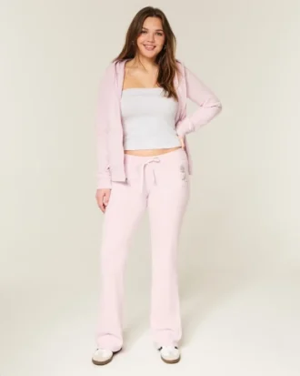 Sweatpants med rosemotiv