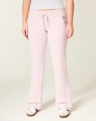 Sweatpants med rosemotiv