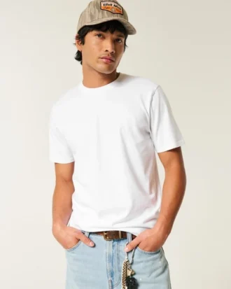 T-shirt med klassisk pasform