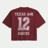 Texas A&M University Aggies grafisk fodboldtrøje Texas A&M University Aggies grafisk fodboldtrøje