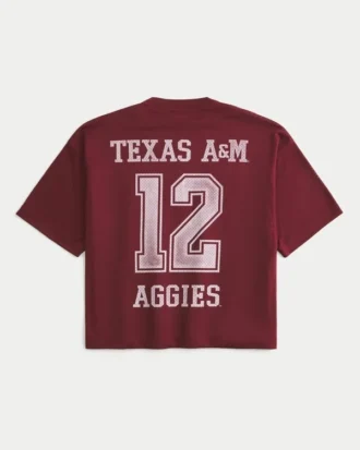 Texas A&M University Aggies grafisk fodboldtrøje Texas A&M University Aggies grafisk fodboldtrøje