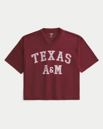 Texas A&M University Aggies grafisk fodboldtrøje Texas A&M University Aggies grafisk fodboldtrøje