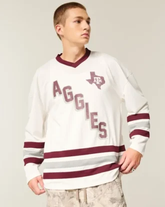 Texas A&M University Aggies grafisk hockey-trøje Texas A&M University Aggies grafisk hockey-trøje