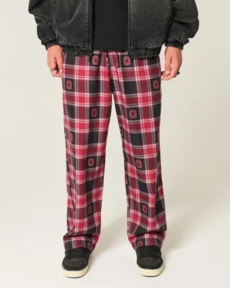 The Ohio State University Buckeyes grafiske flannelbukser The Ohio State University Buckeyes grafiske flannelbukser