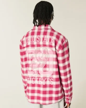 The Ohio State University Buckeyes Graphic Flannel Shirt The Ohio State University Buckeyes Graphic Flannel Shirt