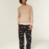 Tom og Jerry grafiske flannel pyjamasbukser