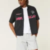Twill-shorts over knæet