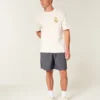 Twill-shorts over knæet