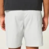 Twill-shorts over knæet