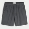 Twill-shorts over knæet