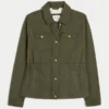 Twill Y2K militærjakke
