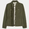 Twill Y2K militærjakke